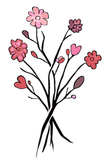 Blushing Wildflowers