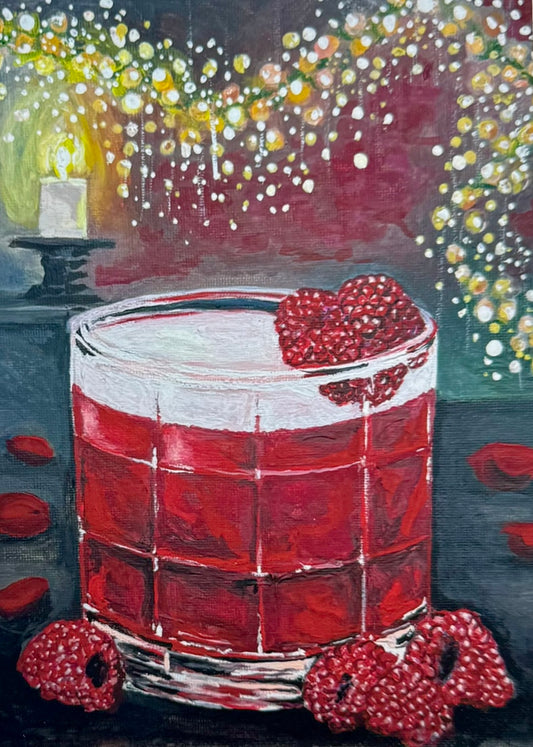 Crimson Embrace Print