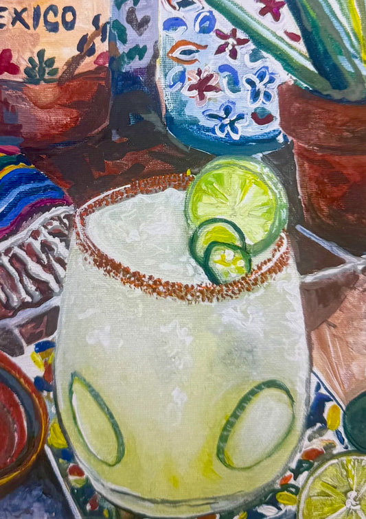 Spicy Cucumber Jalapeno Margarita Print